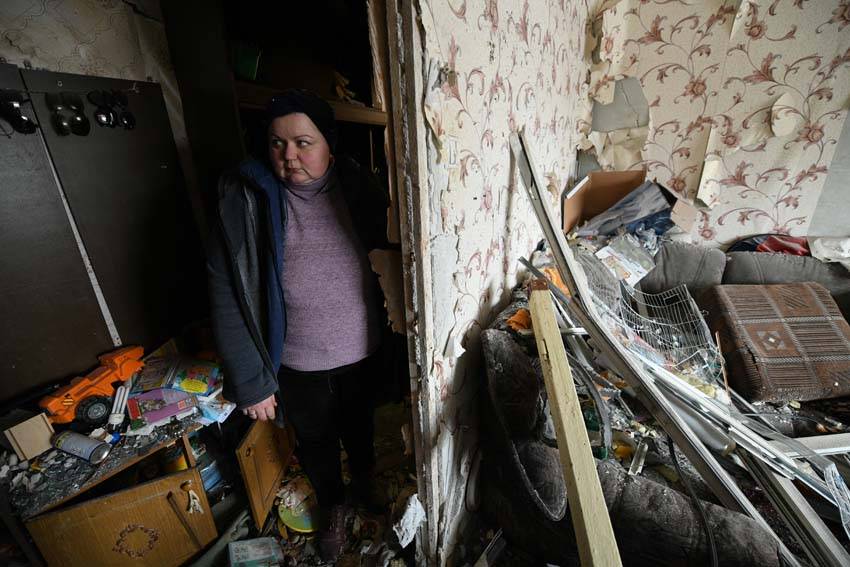 Ukrayna'dan yürek yakan savaş görüntüleri 18